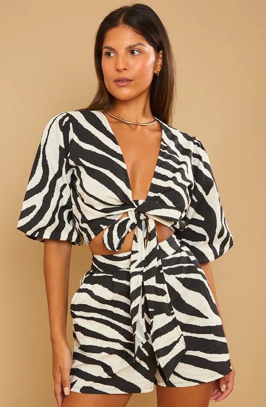 in the style zebra co ord 