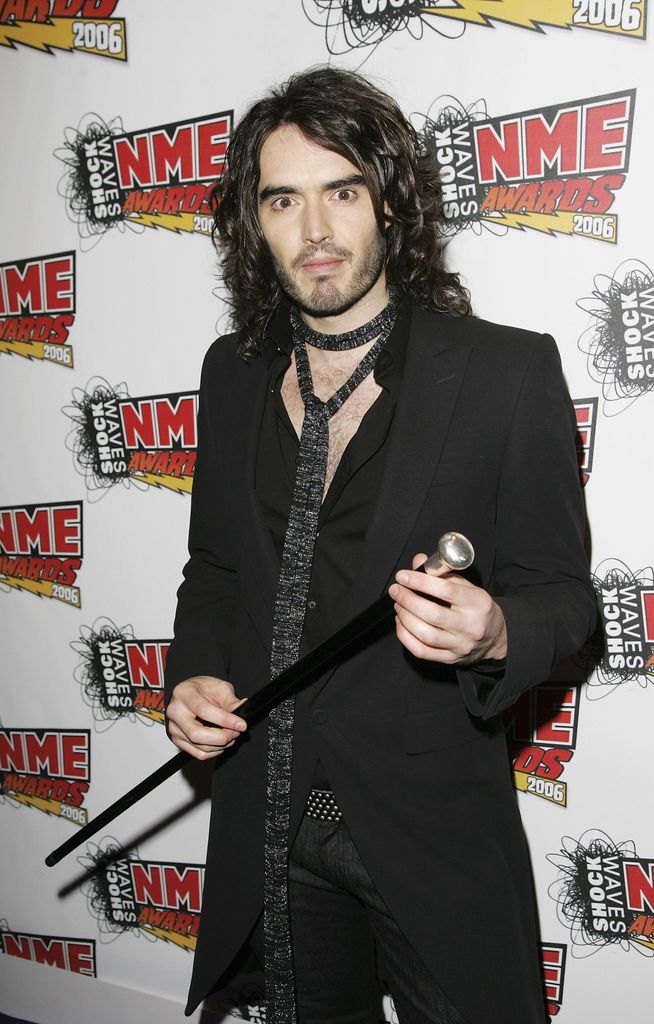 Russell Brand arrives at the NME Awards 2006
