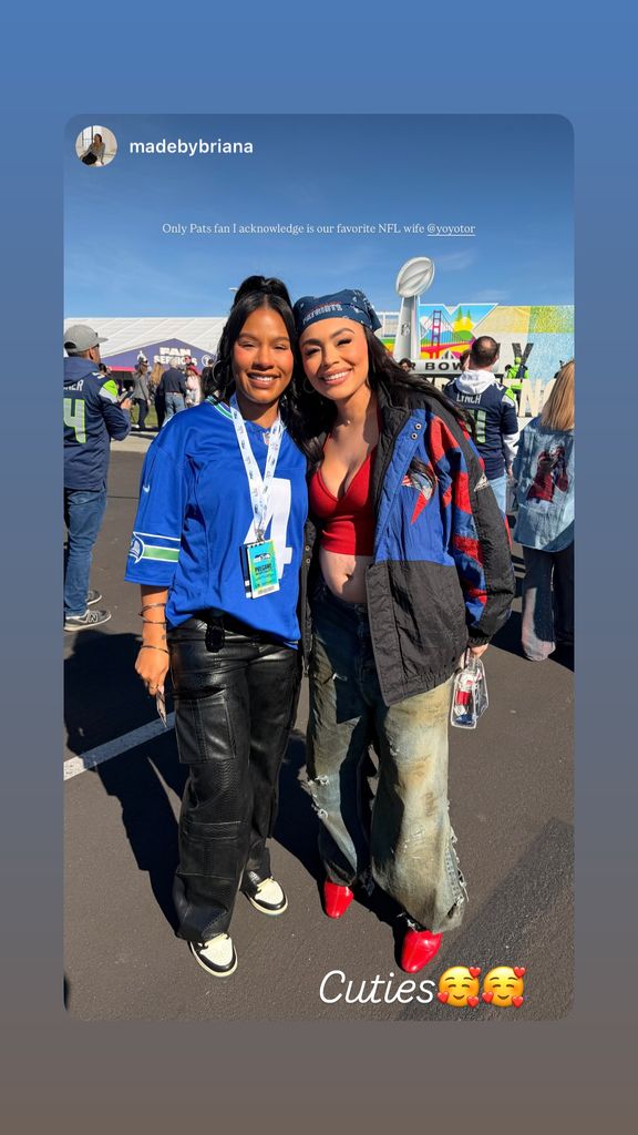 Tori Gibson au Super Bowl