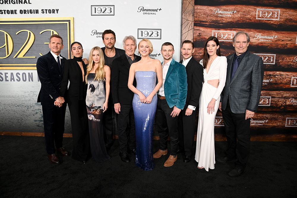 Sebastian Roché, Aminah Nieves, Michelle Randolph, Brandon Sklenar, Harrison Ford, Julia Schlaepfer, Darren Mann, Brian Geraghty, Jennifer Carpenter and Timothy Dalton 