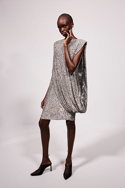 Givenchy Model In Sequin Dress