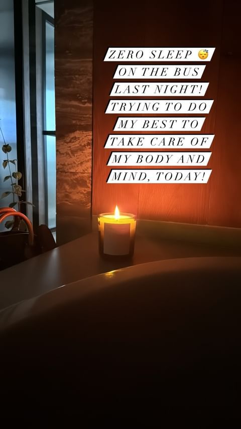 LeAnn Rimes' photo of a candle next to a bath