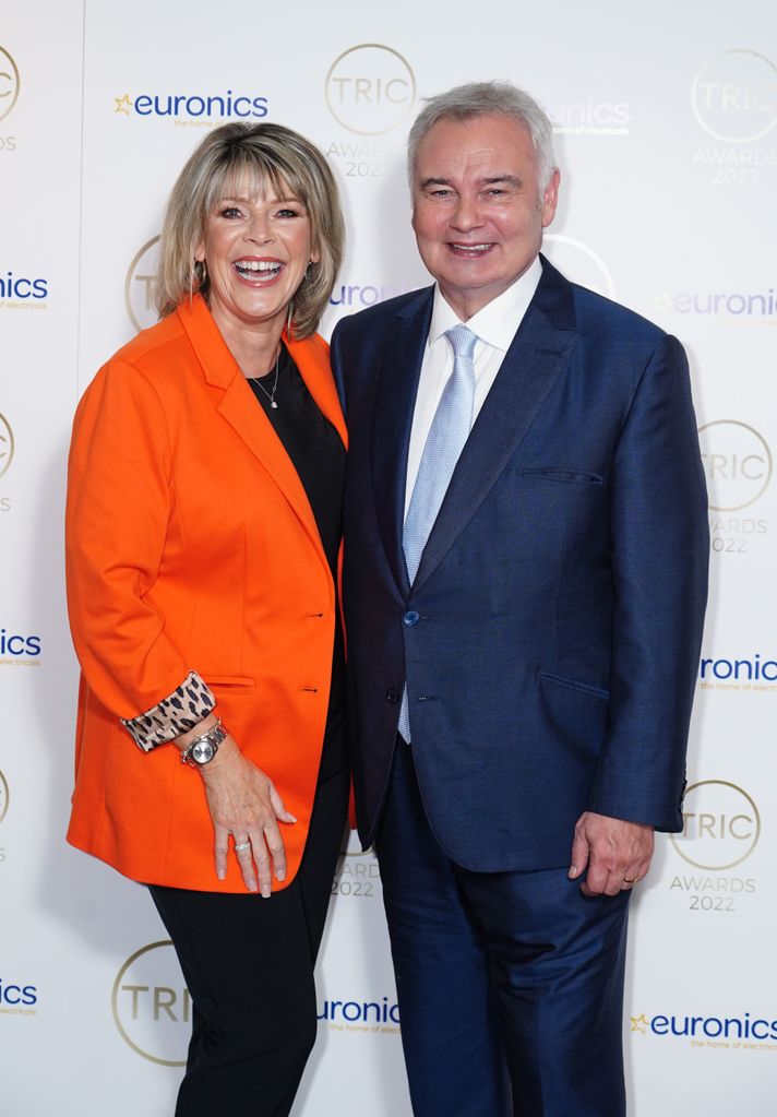 Ruth Langsford and Eamonn Holmes arriving for the TRIC Awards 2022 at Grosvenor House, London.