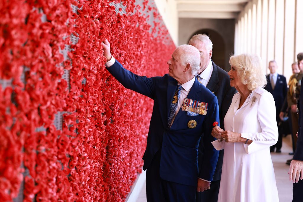 King Charles III and Queen Camilla visit the Australian War Memorial in Canberra