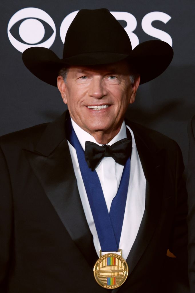 George Strait attends the 2025 Kennedy Center Honors at The Kennedy Center on December 07, 2025 in Washington, DC.