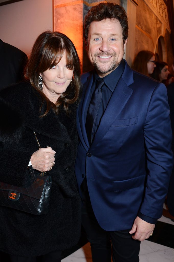 Cathy McGowan and Michael Ball at 'Hamilton' musical press night, Victoria Palace Theatre, London, UK - 21 Dec 2017