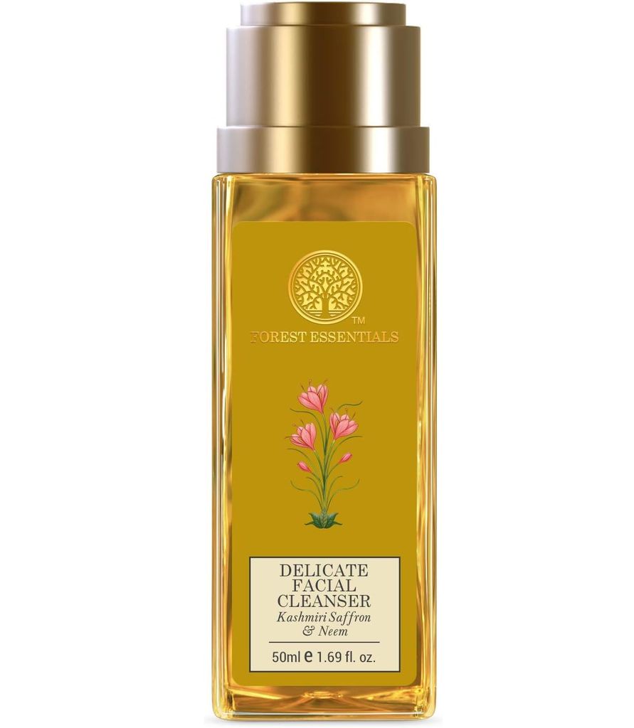 Forest Essentials Delicate Facial Cleanser, Saffron & Neem