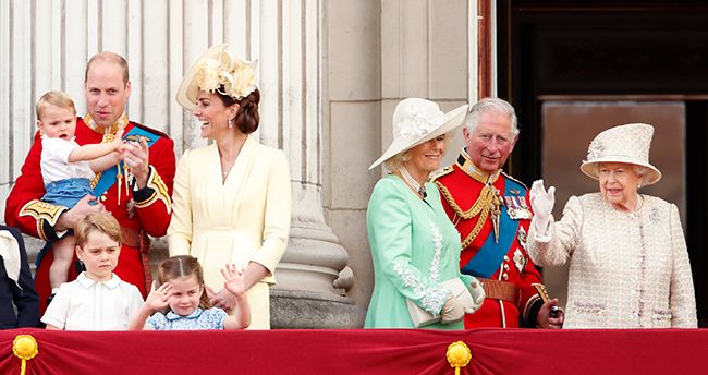 prince charles cambridges trooping