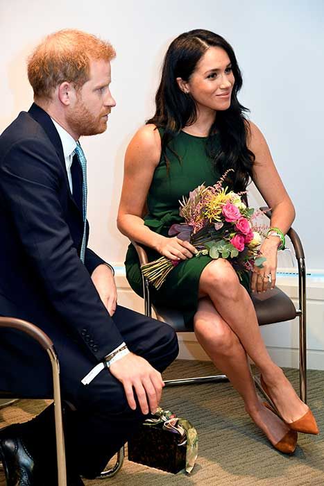 meghan markle engagement ring detail