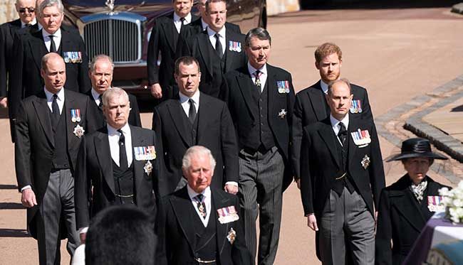 prince harry funeral procession