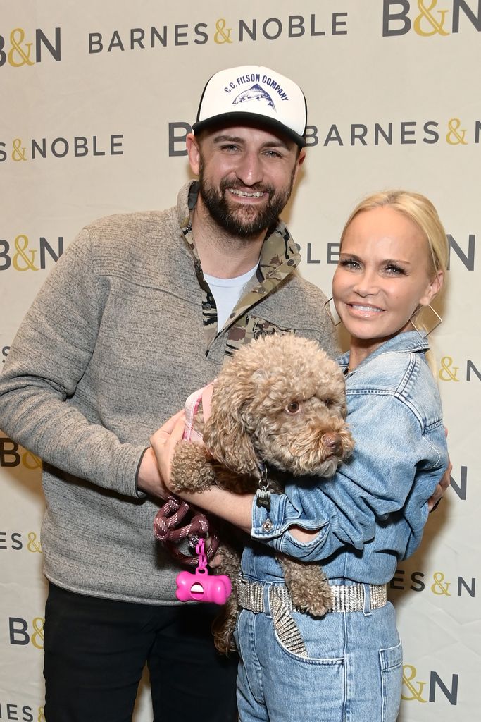 Josh Bryant and Kristin Chenoweth attend the signing of Kristin Chenoweth's new book "I'm No Philosopher, But I Got Thoughts" on March 08, 2023 in Los Angeles, California
