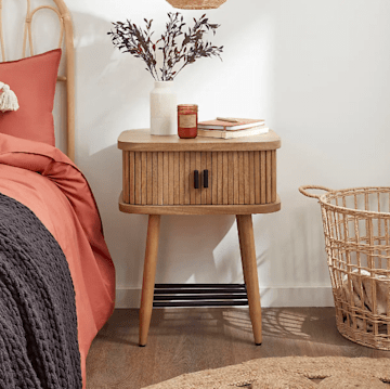 dunelm wooden bedside table 