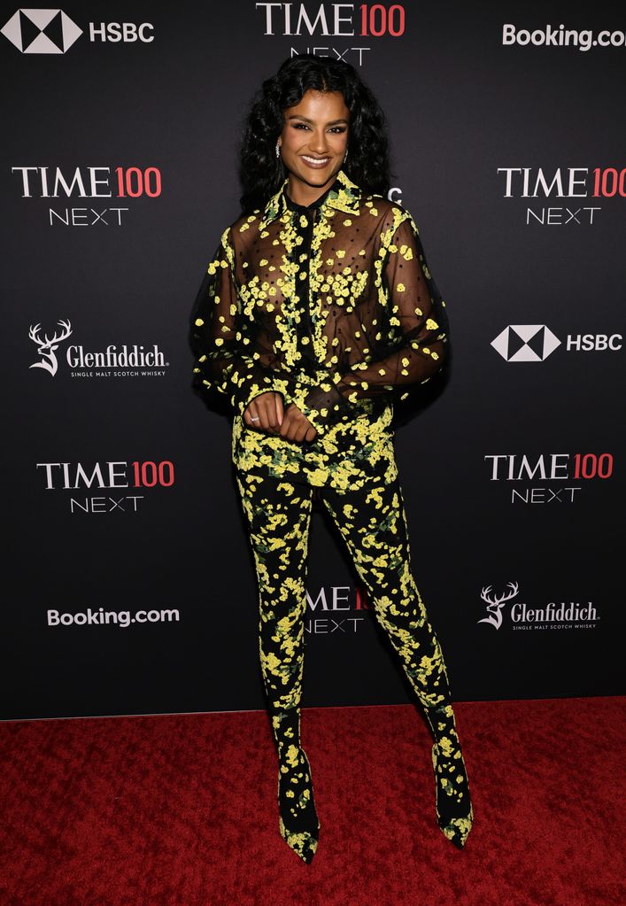  Simone Ashley attends the Time100 Next at Second on October 25, 2022 in New York City. (Photo by Jamie McCarthy/Getty Images)