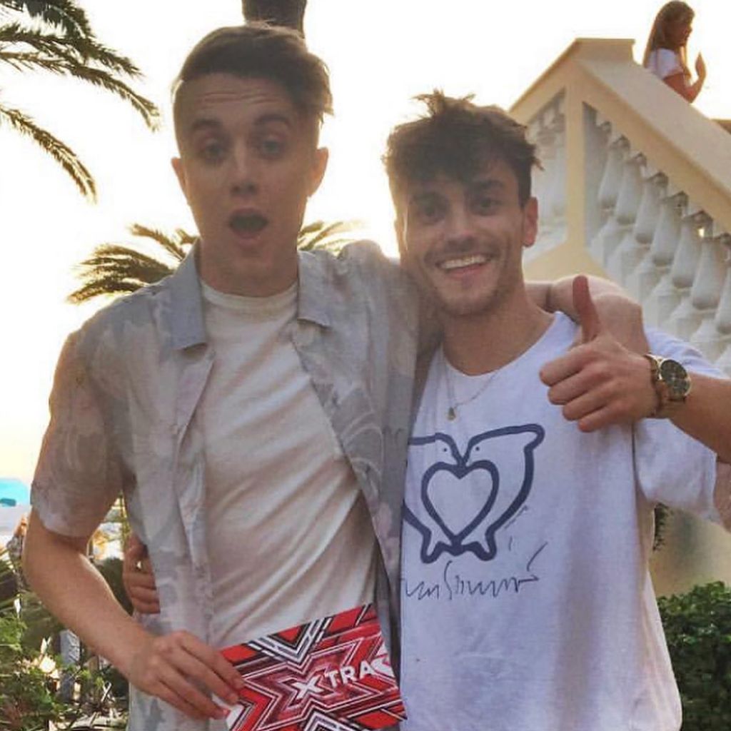A photo of Roman Kemp and his friend Joe who passed away in 2020