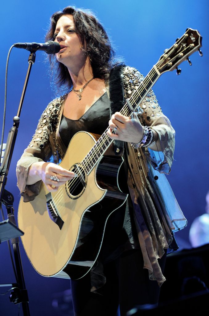 Sarah McLachlan performs as part of the Lilith Fair at Sleep Country Amphitheatre on July 2, 2010 in Ridgefield, Washington. (Photo by Tim Mosenfelder/Getty Images)