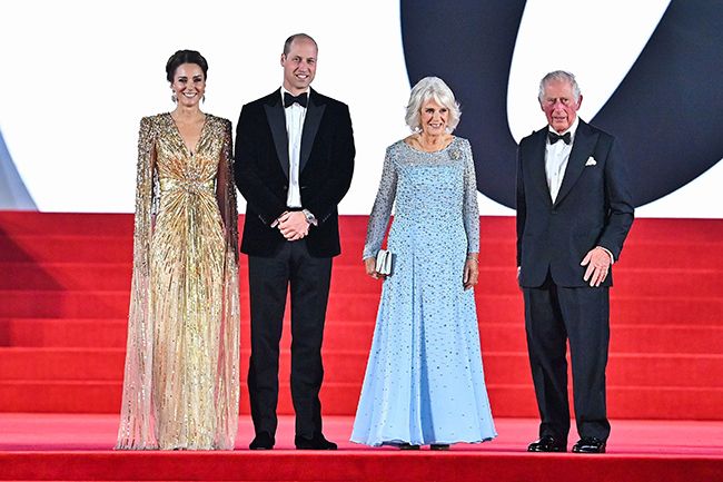 kate middleton and duchess of cornwall james bond premiere