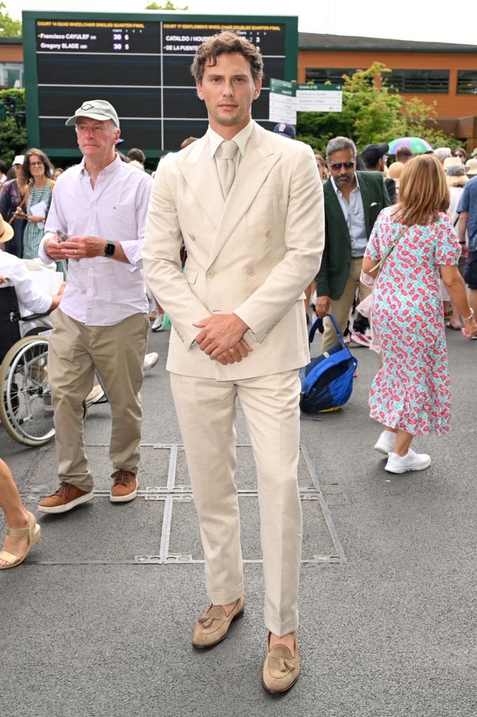 cooper koch at wimbledon in suit