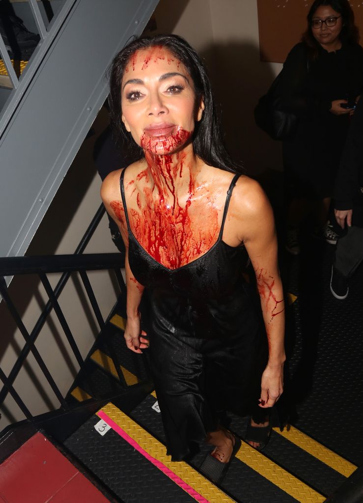 Nicole Scherzinger backstage during the opening night of "Sunset BLVD" at St James Theater on October 20, 2024 in New York City