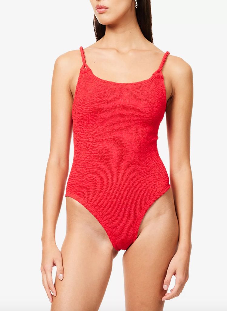 Hunza G swimsuit in red