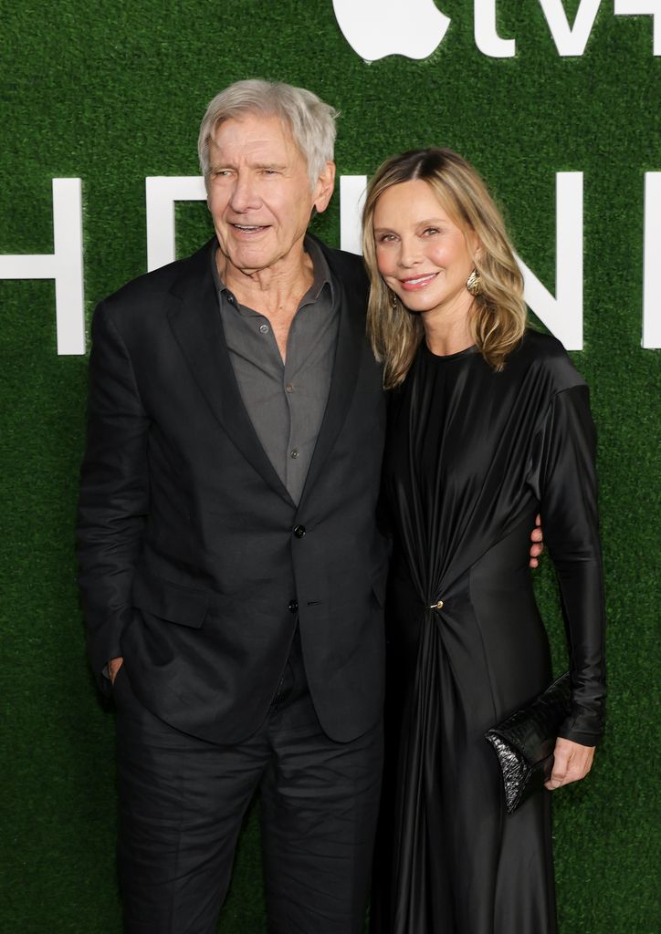 Harrison and Calista got cozy at the Shrinking premiere