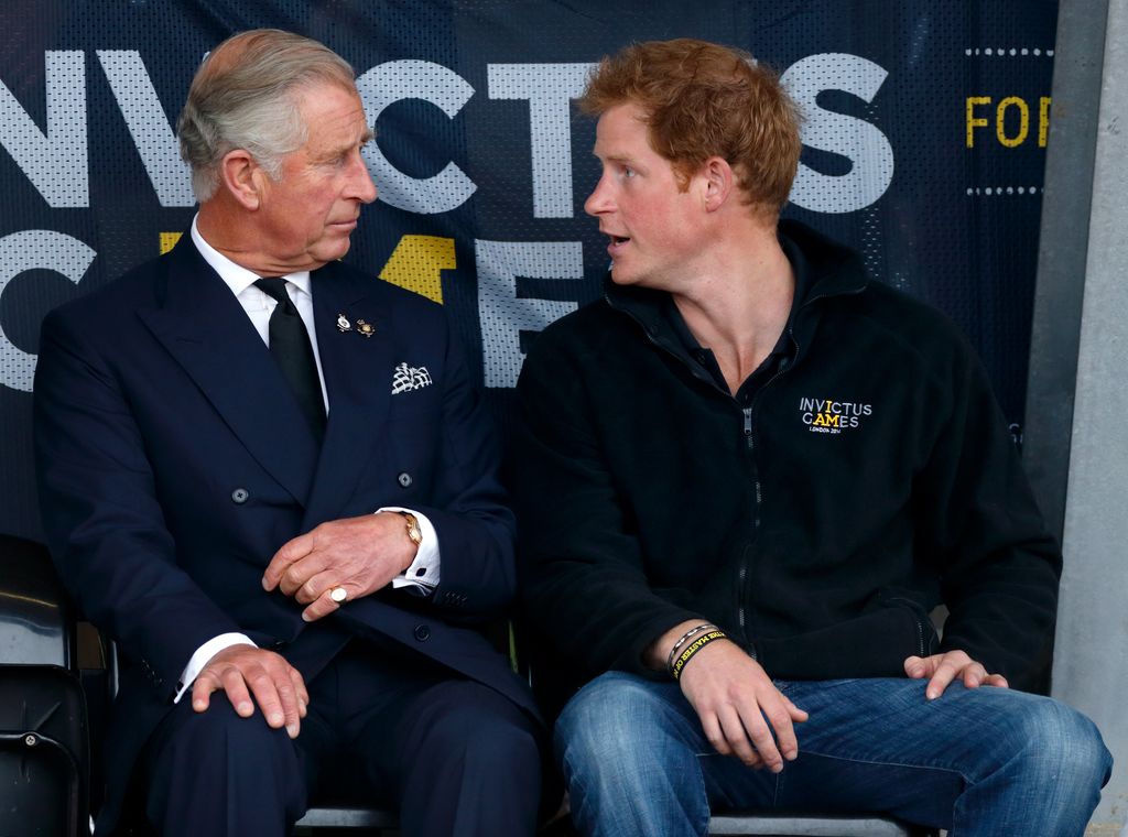 charles looking at harry 