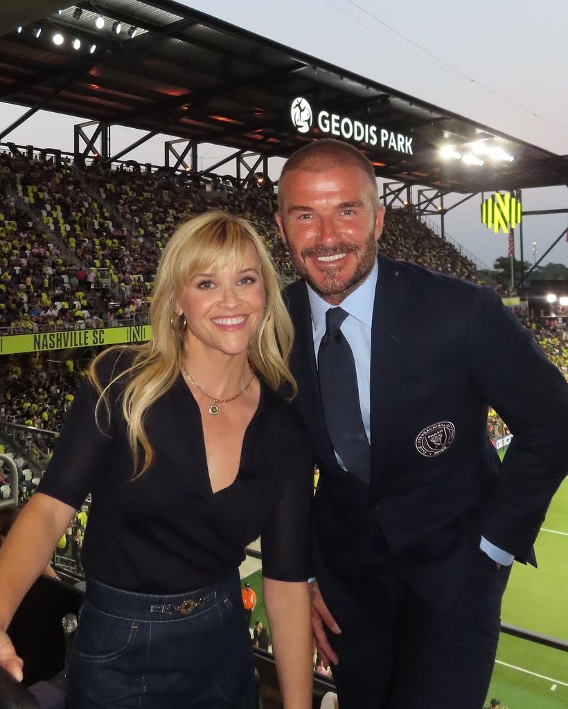 reese witherspoon photo with david beckham 