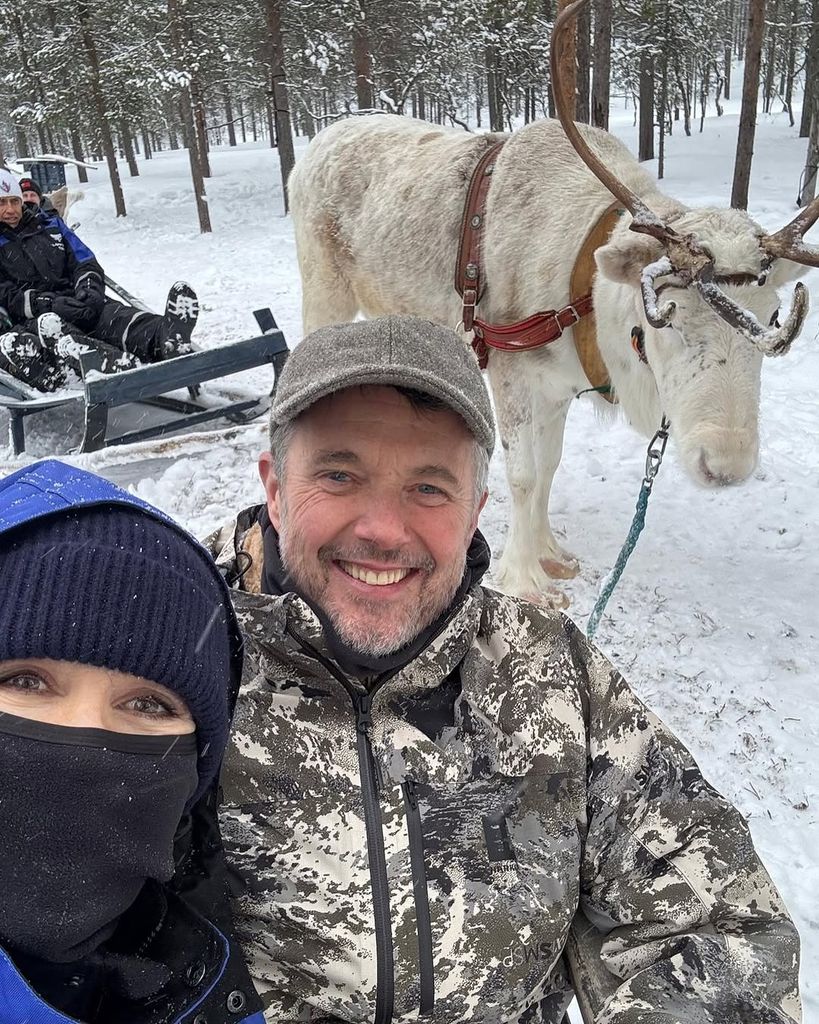 Queen Mary is unrecognisable in latest wintry getaway photos alongside King Frederik