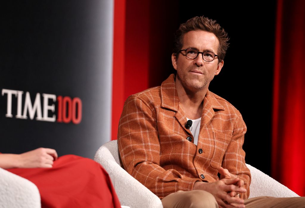 Ryan Reynolds speaks onstage during the 2025 TIME100 Summit at Jazz at Lincoln Center on April 23, 2025 in New York City