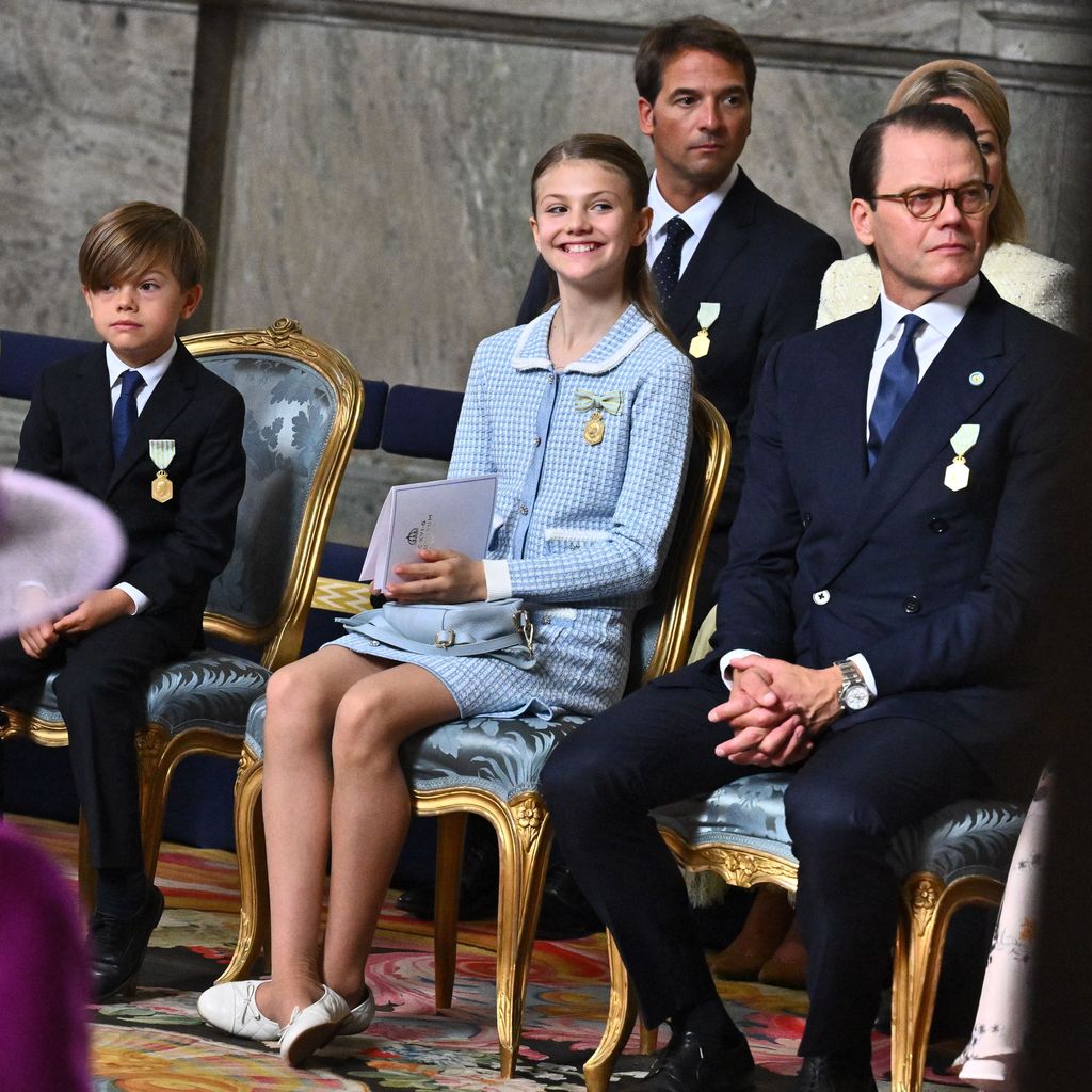 Sweden's Prince Oscar and Princess Estelle 