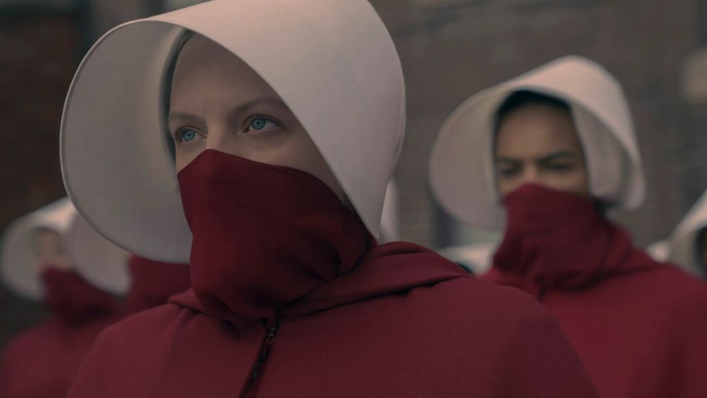 Elisabeth Moss as June Osbourne in The Handmaid's Tale