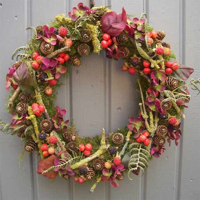 Autumn brambly hedge wreath NOTHS