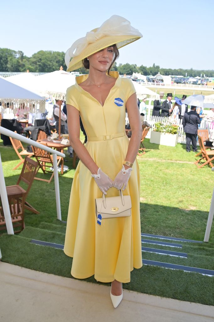 Lydia Millen attends the third day of Royal Ascot 2025 at Ascot Racecourse on June 19, 2025 in Ascot, England. 