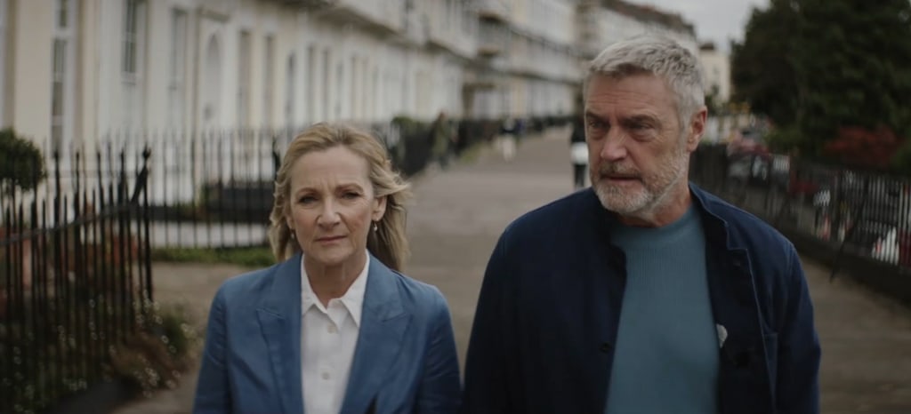 Lesley Sharp as Hannah Laing and Vincent Regan as Billy Murdoch