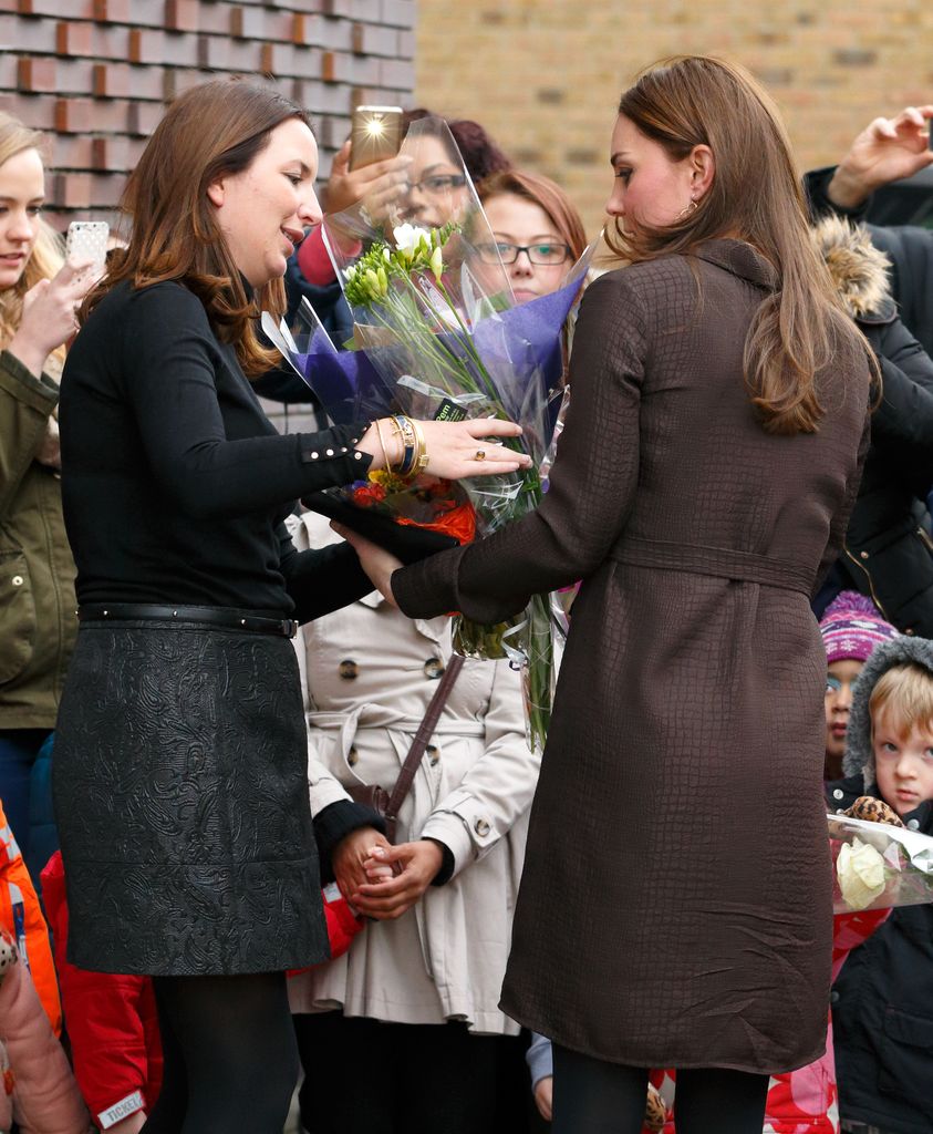 Kate with her Private Secretary Rebecca Deacon in 2015