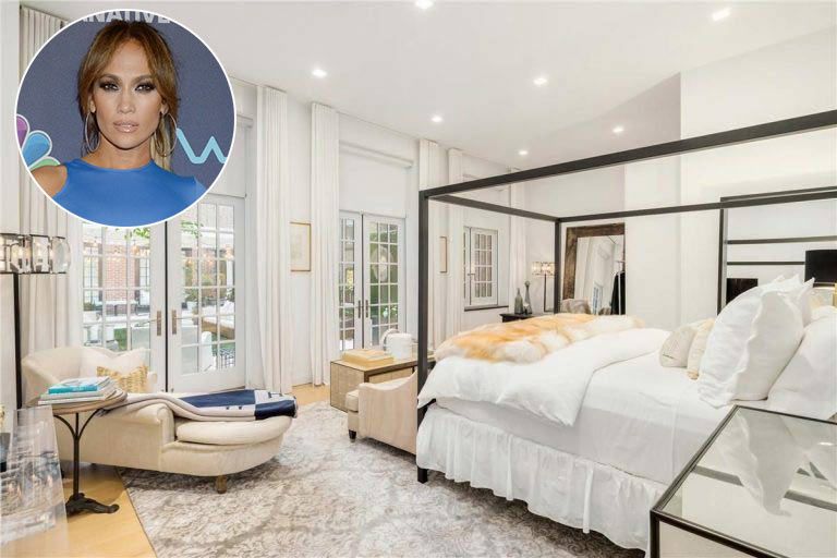 6 Jennifer Lopez New York penthouse bedroom