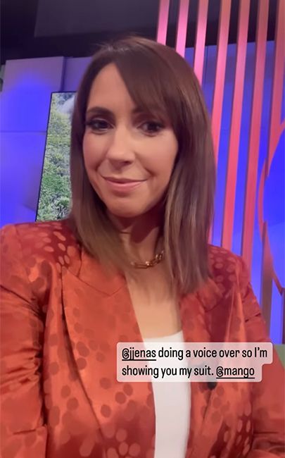 alex jones instagram orange satin suit