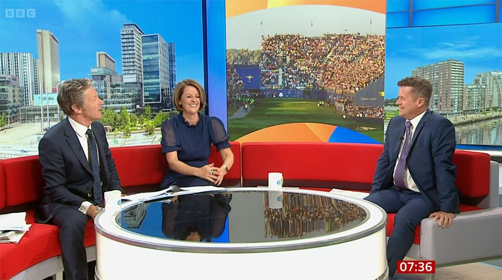 Charlie Stayt and Sarah Campbell on BBC Breakfast