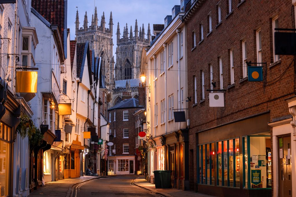 Low Petergate Street, York Minster, York, Yorkshire, England