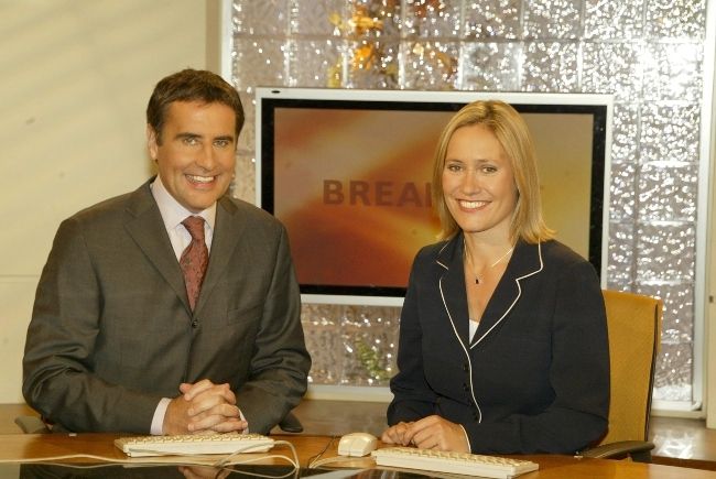 Dermot Murnaghan and Sophie Raworth