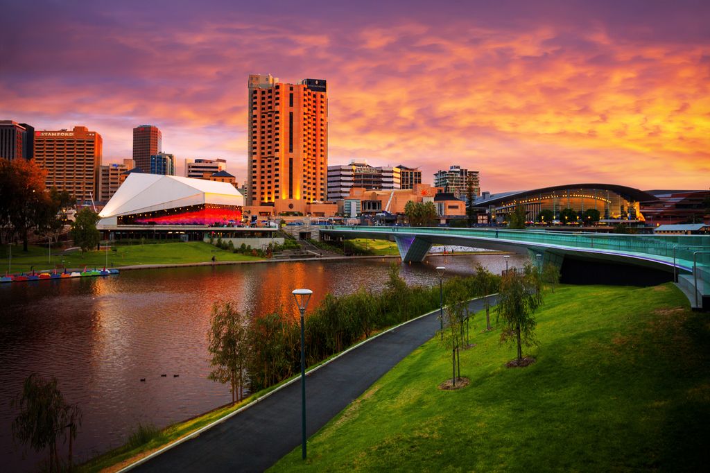 Elder Park, located on the southern bank of the River Torrens in Adelaide, South Australia, has border with the Adelaide Festival Centre and North Terrace.