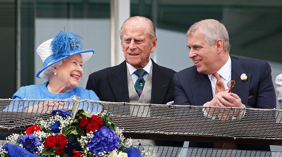 prince philip with prince andrew ascot
