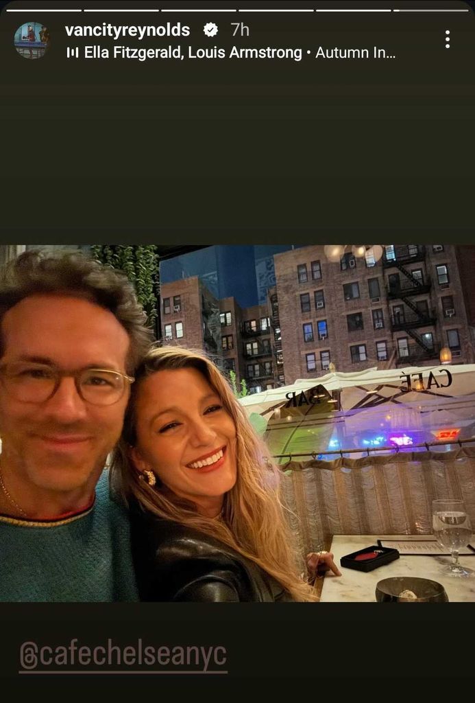 Ryan and Blake enjoy some time together