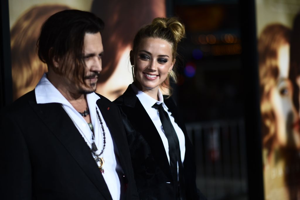 Johnny Depp and Amber Heard at the The Danish Girl film premiere, Los Angeles, America - 21 Nov 2015