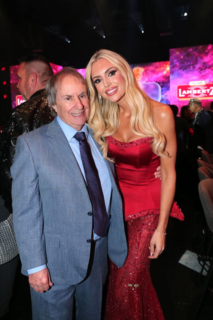 Chris de Burgh with his daughter, Rosanna Davison