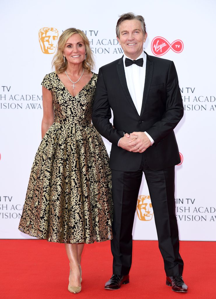 Donna Derby and Bradley Walsh standing together