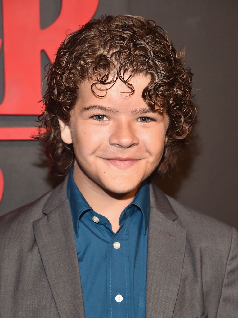 Actor Gaten Matarazzo attends the Premiere of Netflix's "Stranger Things" at Mack Sennett Studios 