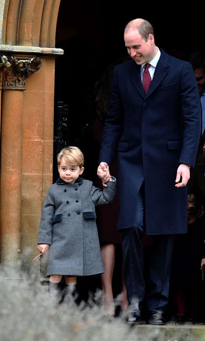 prince william and george candy cane