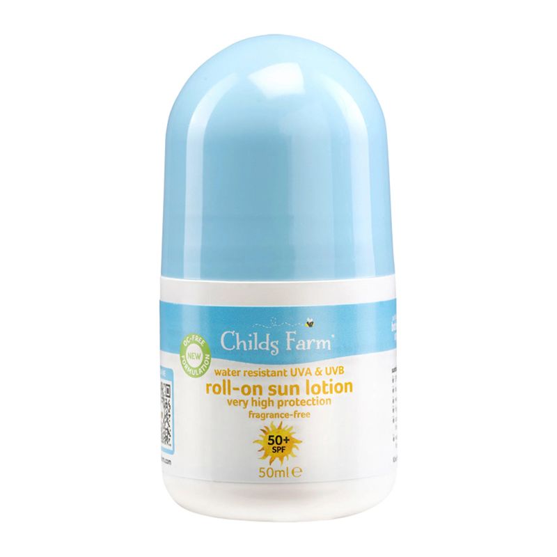 Childs Farm SPF 50+ Roll-On Sunscreen Fragrance-Free 50ml