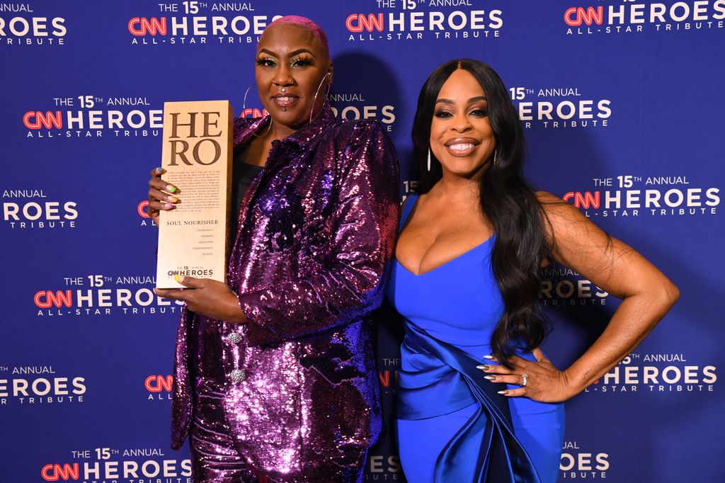 CNN Hero Shirley Raines and Niecy Nash attend The 15th Annual CNN Heroes: All-Star Tribute at American Museum of Natural History on December 12, 2021 in New York City