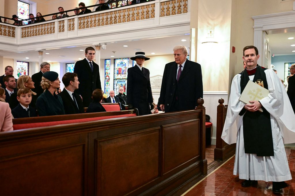 Melania Trump is so chic in statement hat as the new first lady at husband Donald’s inauguration